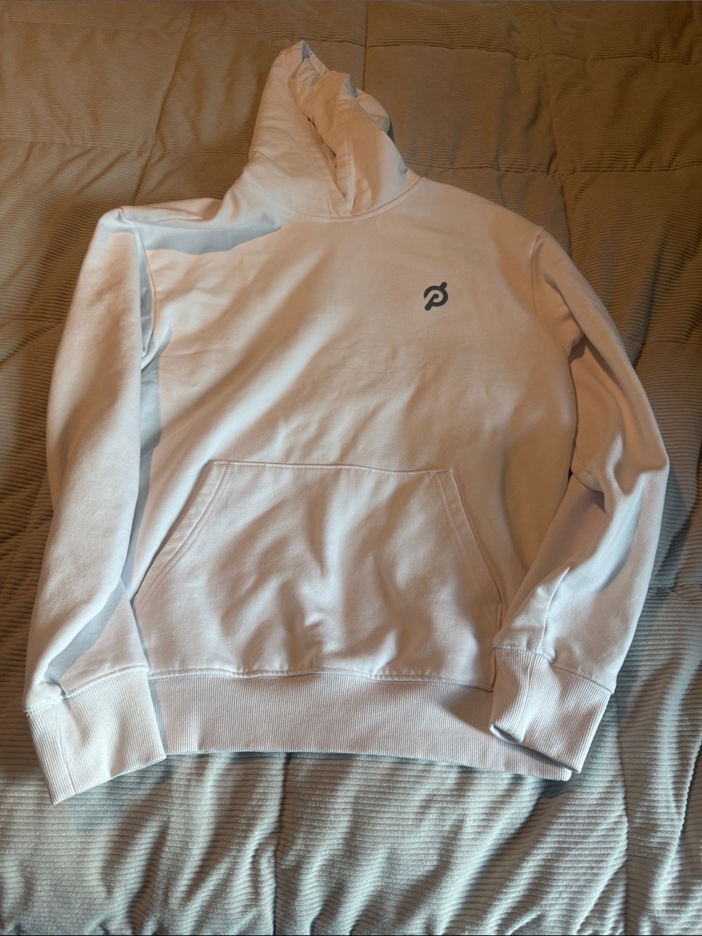 Peloton White Hoodie with Red New York Graphic - Picture 2 of 2